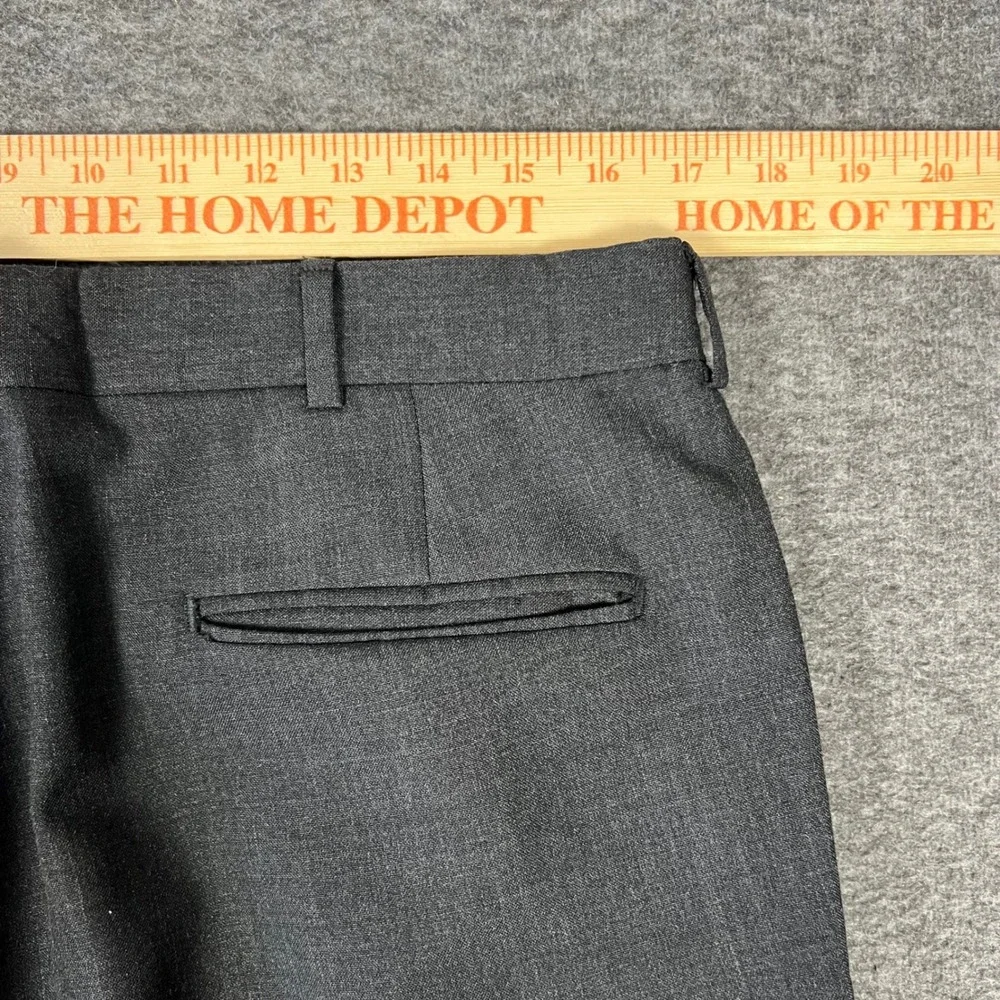 Vintage 2 Piece Suit Men's 46 R Charcoal Gray Wool Pants 34x28 Made in USA